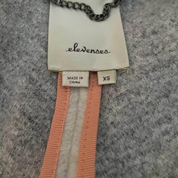 Anthropologie Elevenses Ardsley Wool Coat Sz XS - Picture 3 of 5